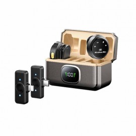 میکروفون یقه ای وایرلس دار مدل Microphone Powerful Y6 دو عدد فرستنده